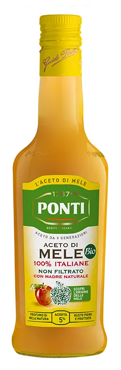 ponti-aceto-di-mele-biologico-non-filtrato-100-italiane-vinaigre-de-cidre-bio image 1