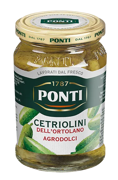 ponti-cetriolini-dell-ortolano-agrodolci-petits-cornichons-aigre-doux image 1