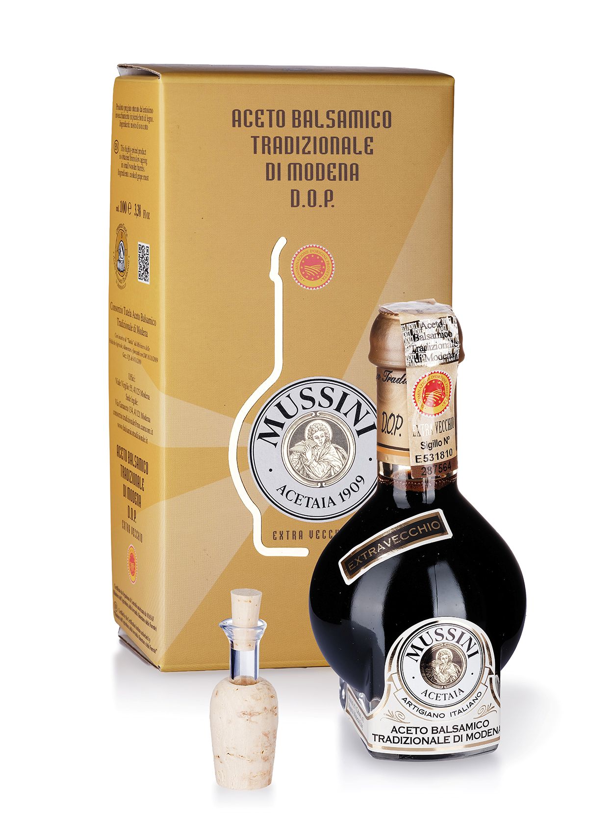 mussini-extravecchio-25-ans-vinaigre-balsamique-traditionnel-de-mod-ne-d-o-p image 1