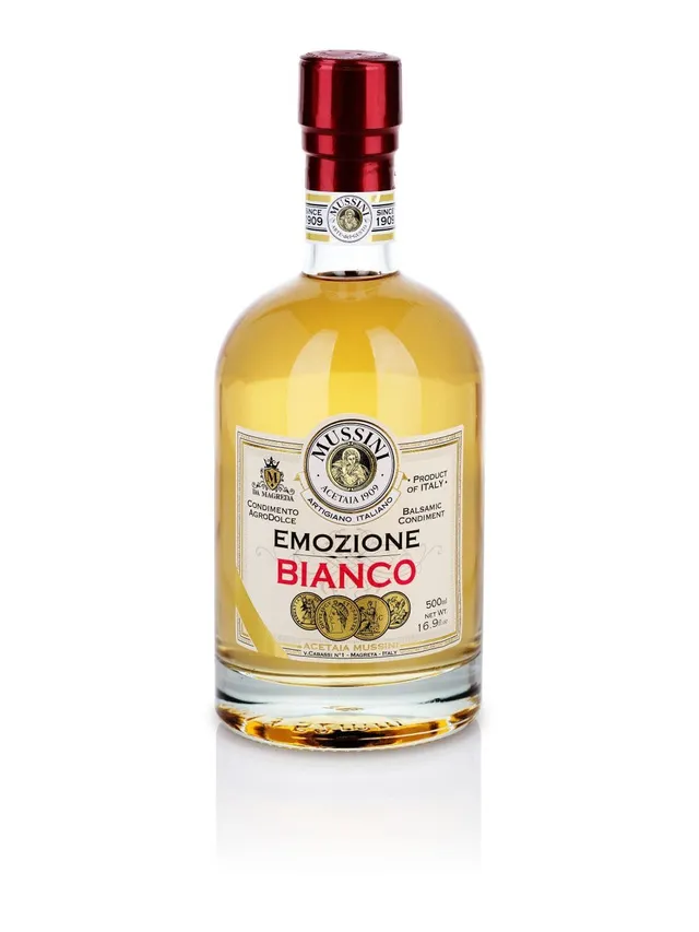 mussini-emozione-bianco-4-m-dailles-condiment-aigre-doux-blanc-500-ml image 1