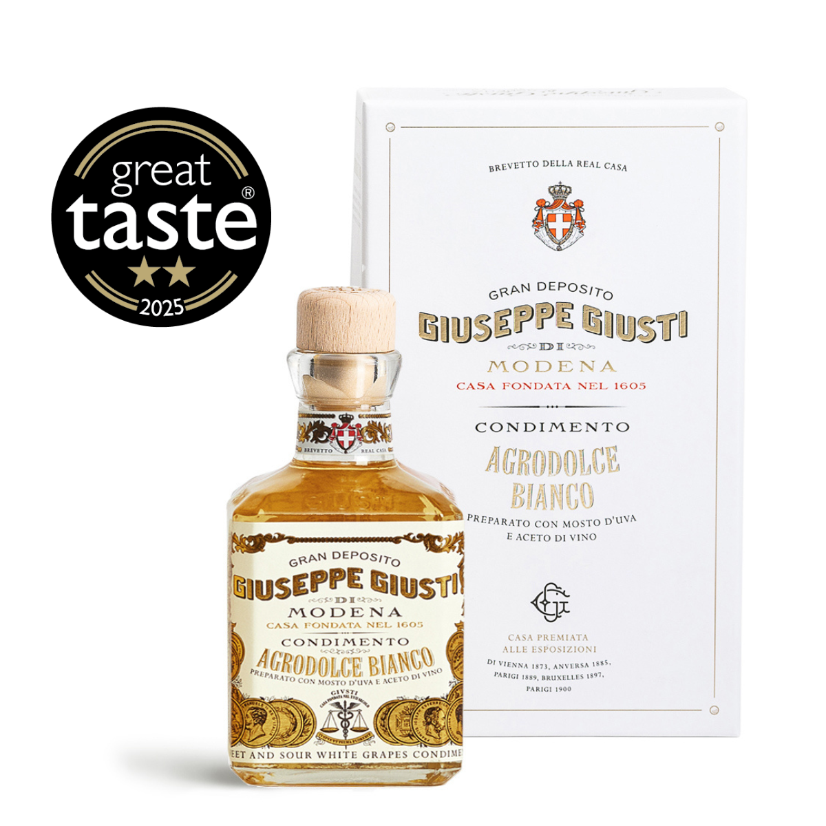 giusti-agrodolce-bianco-cubica-condiment-aigre-doux-blanc image 1