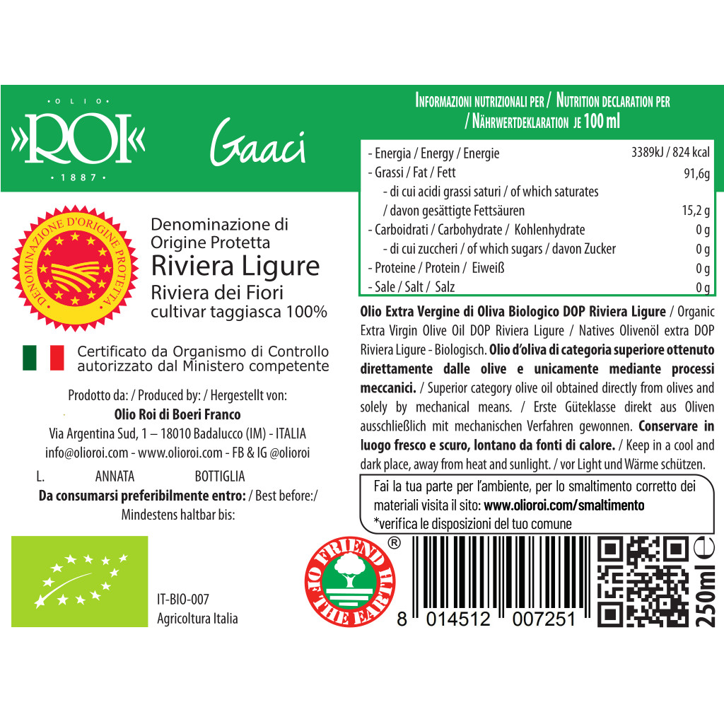 olio-roi-gaaci-montagna-bio-250ml-huile-d-olive-extra-vierge image 4