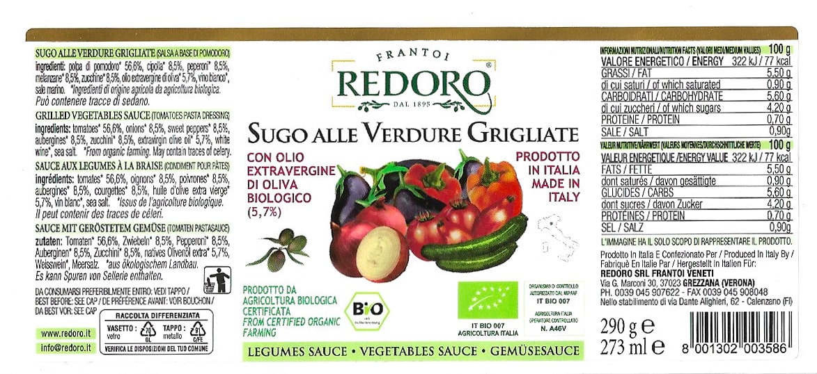 redoro-sugo-aux-l-gumes-grill-s-bio-lot-de-6 image 2