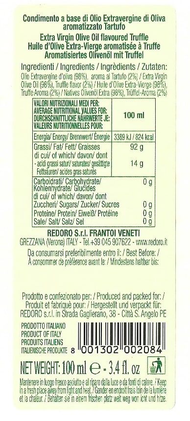 redoro-condiment-huile-d-olive-extra-vierge-la-truffe-lot-de-6 image 2