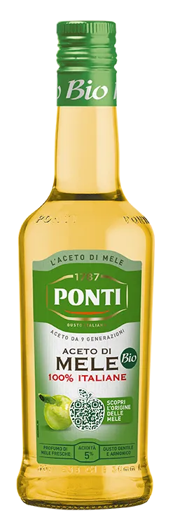 ponti-aceto-di-mele-biologico-100-italiane-vinaigre-de-cidre-bio image 1