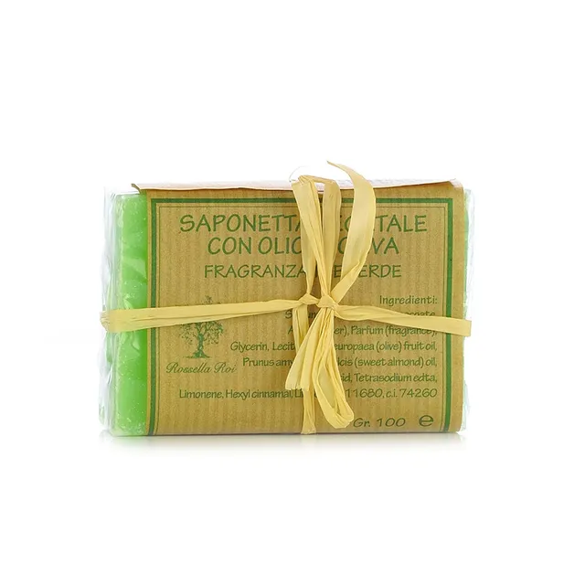 olio-roi-saponetta-the-verde-100g-savon-l-huile-d-olive image 1
