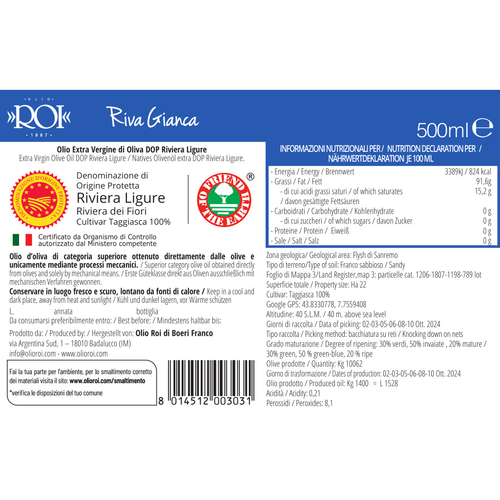 olio-roi-riva-gianca-mare-500ml-huile-d-olive-sanremo image 4