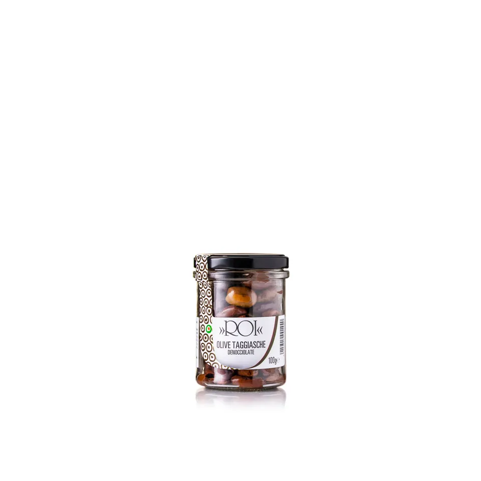 olio-roi-olive-taggiasche-d-noyaut-es-s-ch-es-100g image 1