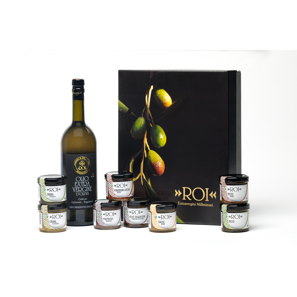 olio-roi-box-molini-coffret-cadeau-huile-taggiasca-1-l-8-sp-cialit-s image 1