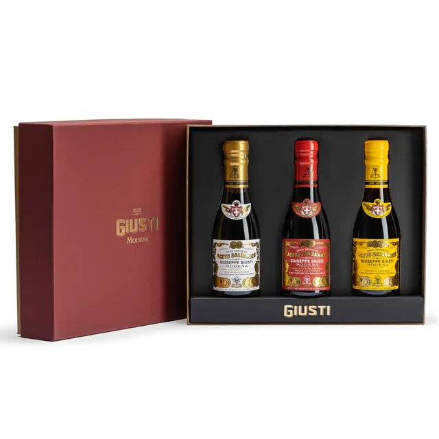 giusti-tris-2-3-et-4-m-dailles-d-or-coffret-d-gustation-balsamique-mod-ne-igp image 1