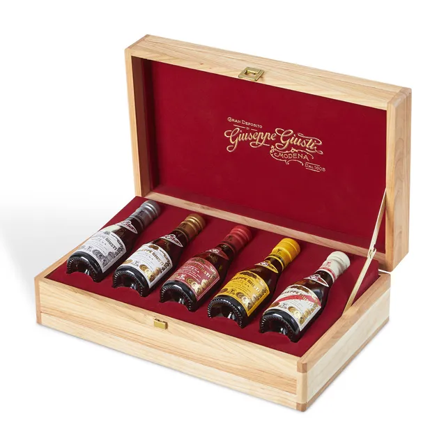 giusti-coffret-collection-historique-5x100ml-vinaigre-balsamique-de-mod-ne-igp image 1
