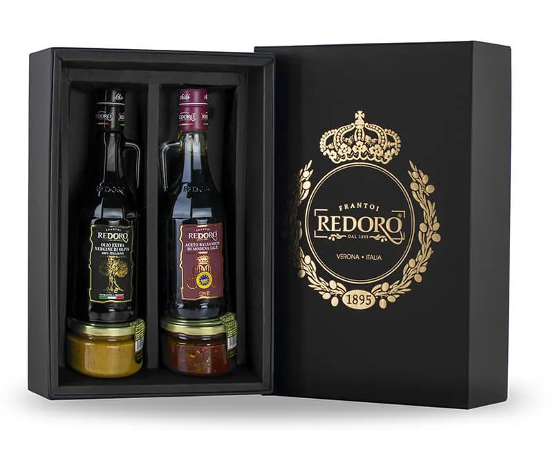 redoro-confezione-regalo-n017-huile-oro-balsamique-et-cr-me-d-olives image 1