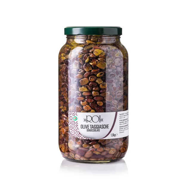 olio-roi-olives-taggiasche-d-noyaut-es-s-ches-1-8-kg image 1