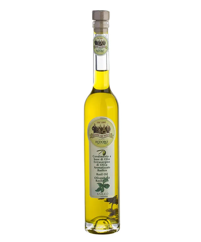 redoro-condiment-huile-d-olive-au-basilic-lot-6-bouteilles image 1