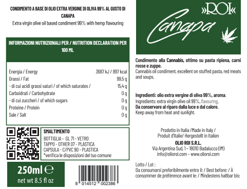 olio-roi-extravergine-maria-chanvre-huile-d-olive-250-ml image 4