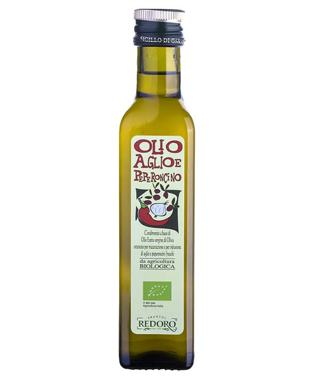 redoro-condimento-olio-aglio-e-peperoncino-huile-aromatis-e image 1