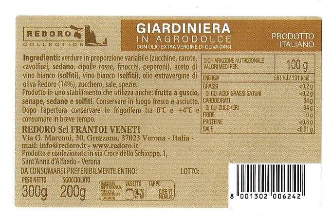 redoro-giardiniera-bio-l-huile-d-olive-extra-vierge-lot-6-pi-ces image 2