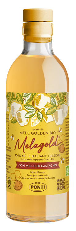 ponti-melagold-vinaigre-de-pomme-golden-bio-au-miel-de-ch-taignier image 1