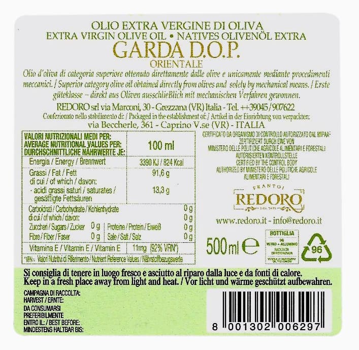 redoro-garda-dop-huile-extra-vierge-6-x-0-5l image 2