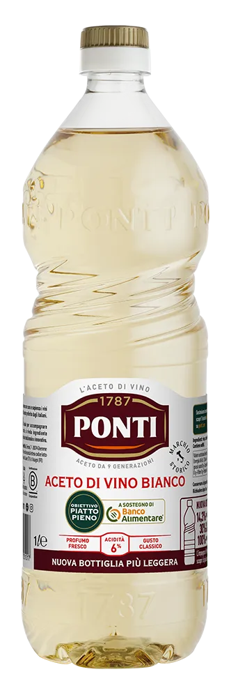 ponti-aceto-di-vino-classico-bianco-pet-vinaigre-de-vin-blanc image 1