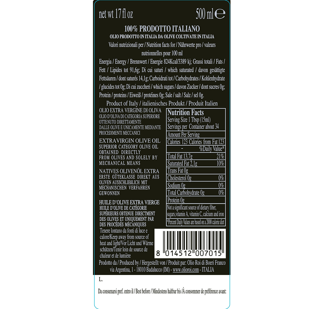 olio-roi-cultivar-ogliarola-taggiasca-huile-d-olive-extra-vierge-500-ml image 3