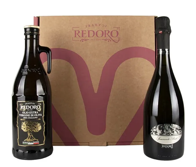 redoro-scatola-regalo-n014-huile-selezione-oro-1l-spumante-brut image 1