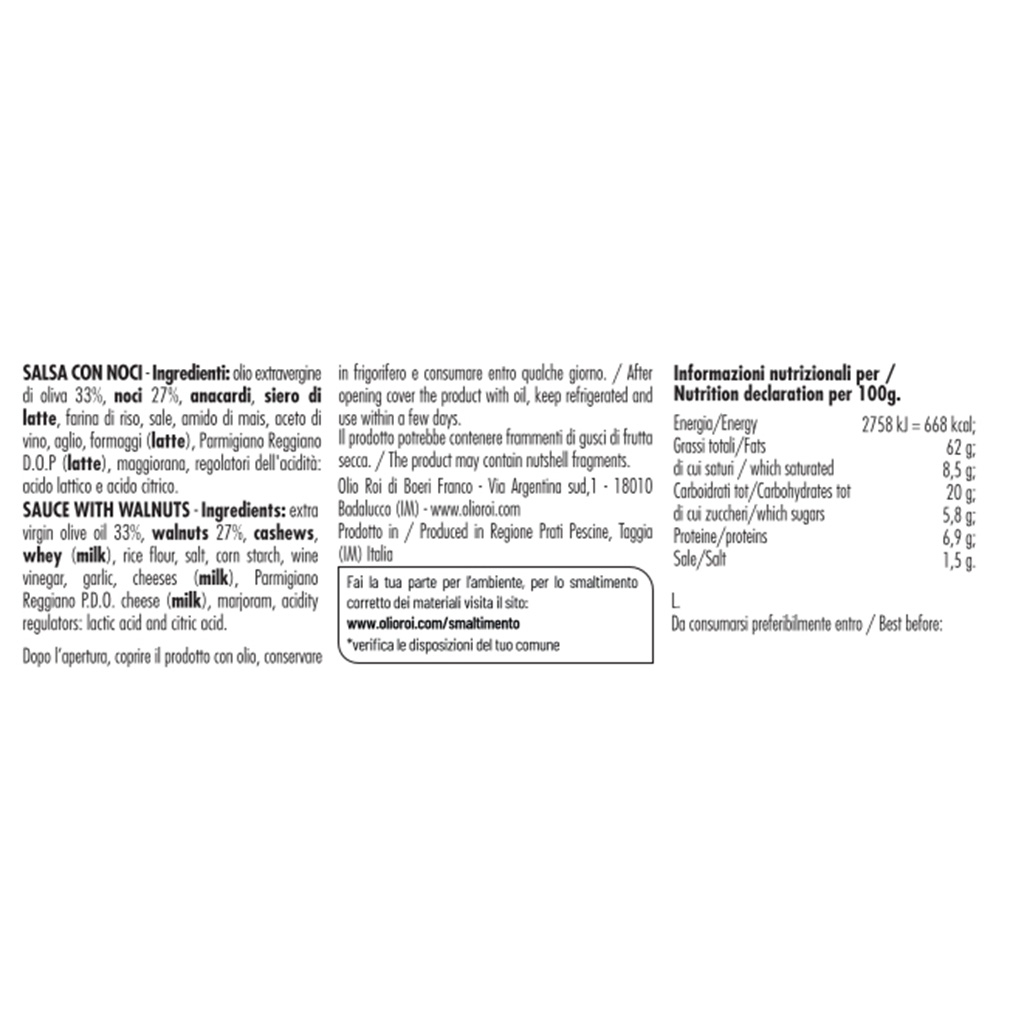 olio-roi-salsa-alle-noci-180g-sauce-aux-noix image 2