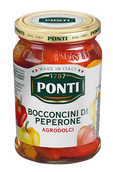 ponti-bocconcini-di-peperone-in-agrodolce-mini-poivrons-aigre-doux image 1