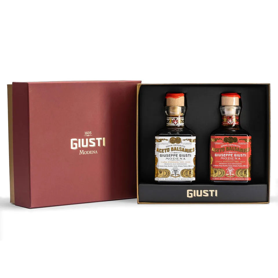 giusti-duetto-2-et-3-m-dailles-d-or-coffret-2-balsamiques-de-mod-ne-igp image 1